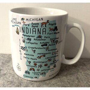 222 Fifth My Place Indiana Map Giant Mug  5" x 4"   #3192